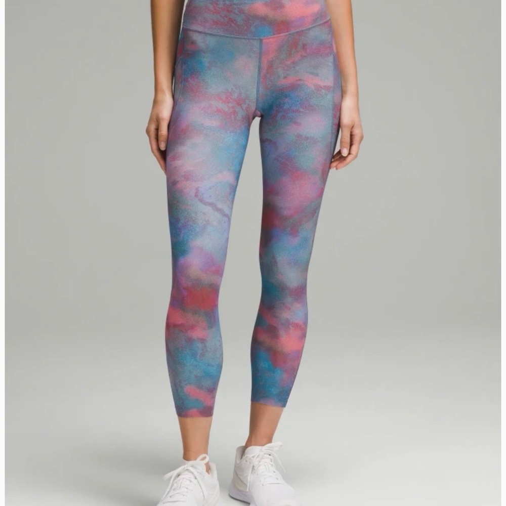 Lululemon Athletica Fast and Free High-Rise Tight 25” *Pockets MULTI Size 6